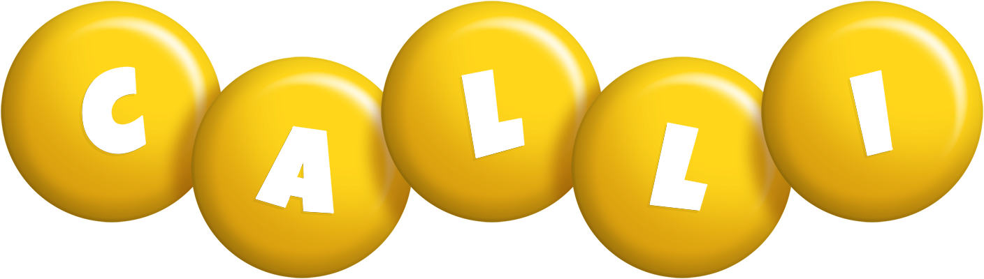 Calli candy-yellow logo
