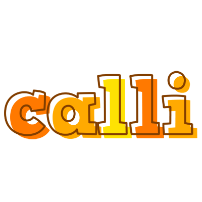 Calli desert logo