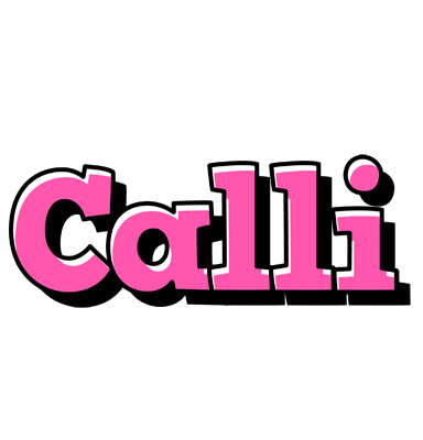 Calli girlish logo