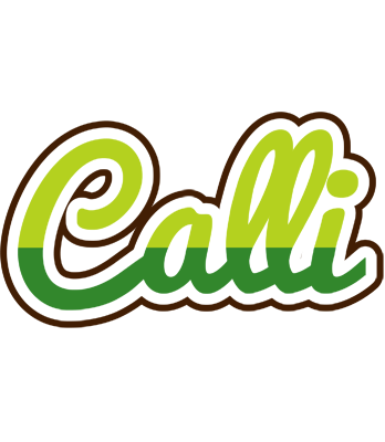 Calli golfing logo