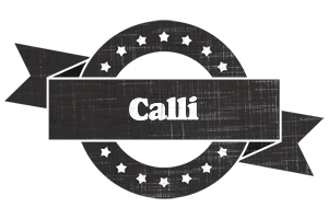 Calli grunge logo