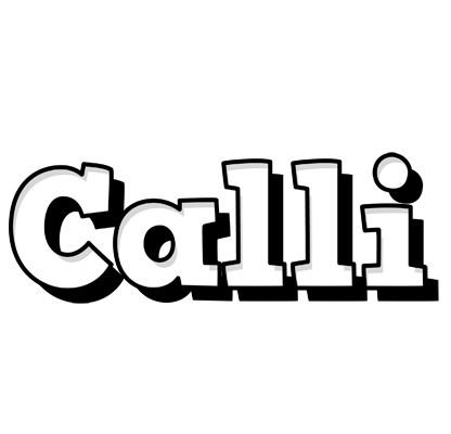 Calli snowing logo
