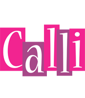 Calli whine logo