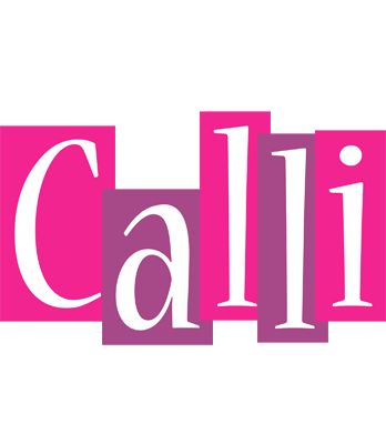 Calli whine logo