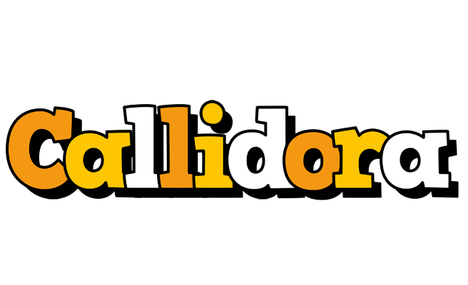 Callidora cartoon logo