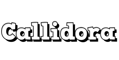 Callidora snowing logo