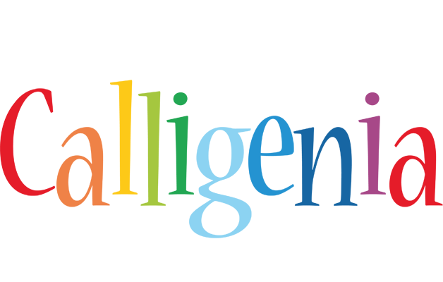 Calligenia birthday logo