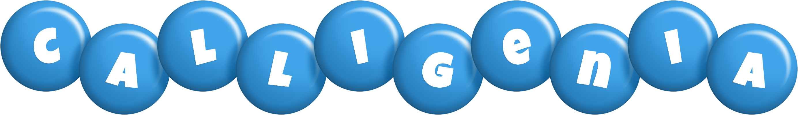 Calligenia candy-blue logo