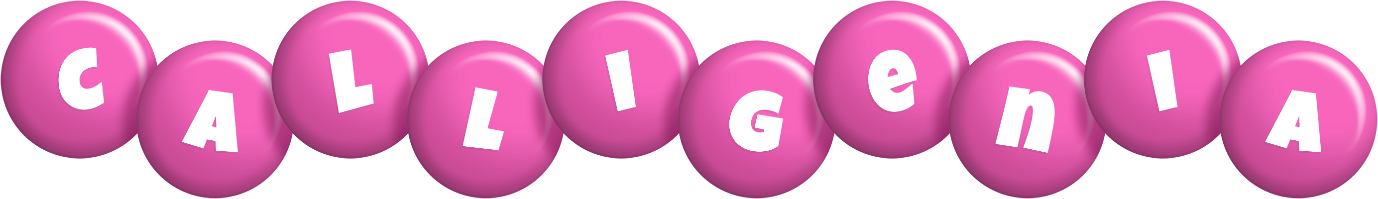 Calligenia candy-pink logo