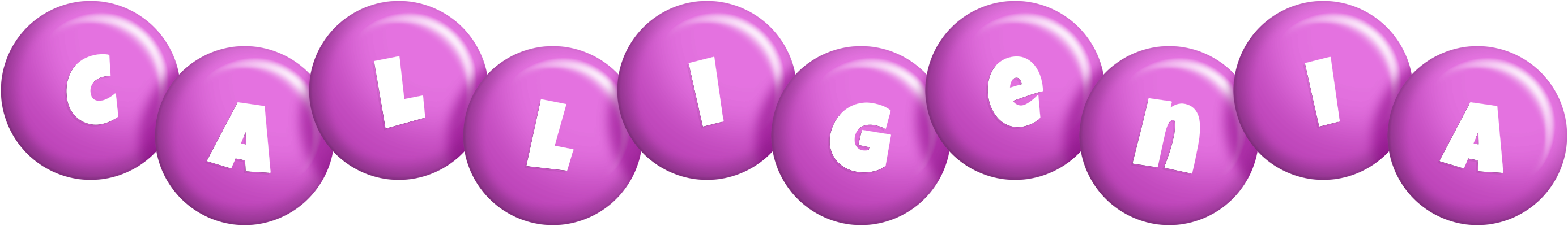 Calligenia candy-purple logo