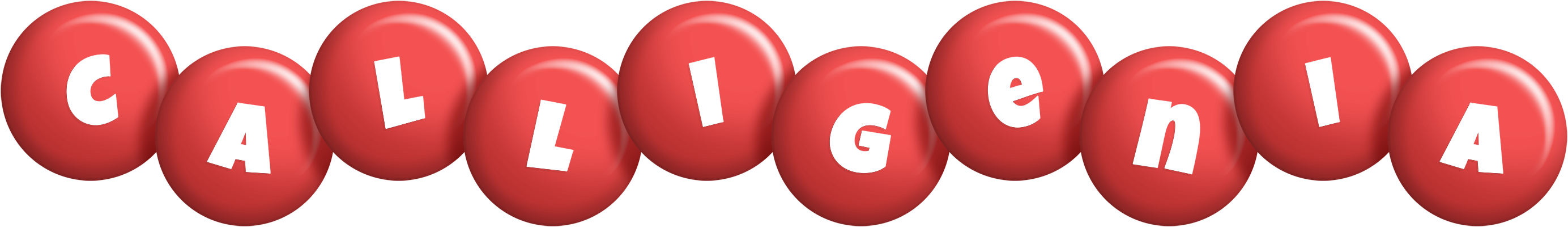 Calligenia candy-red logo