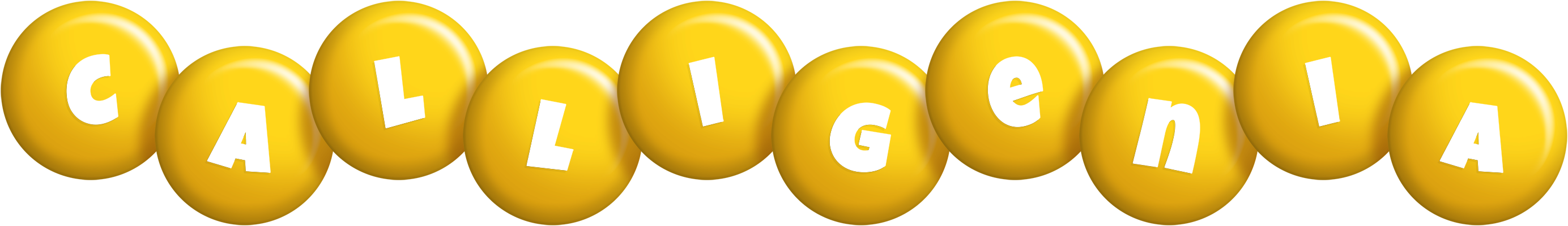 Calligenia candy-yellow logo