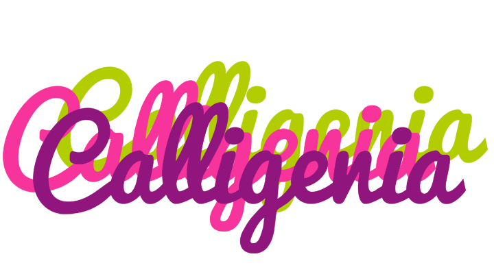 Calligenia flowers logo