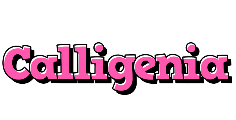 Calligenia girlish logo