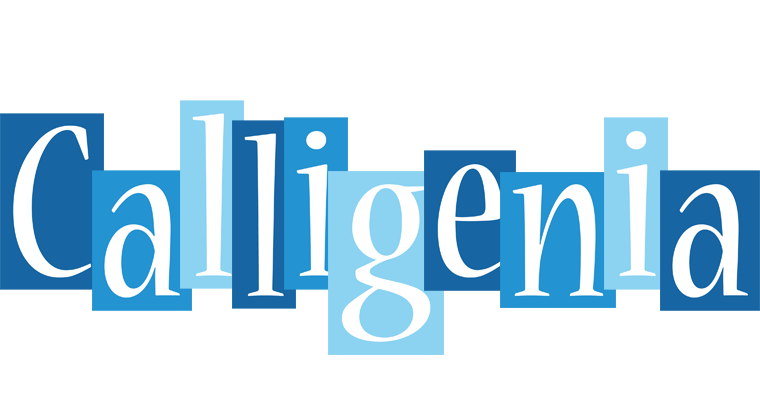 Calligenia winter logo