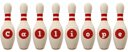 Calliope bowling-pin logo