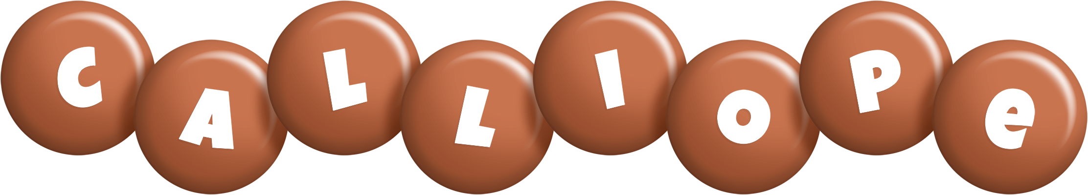 Calliope candy-brown logo