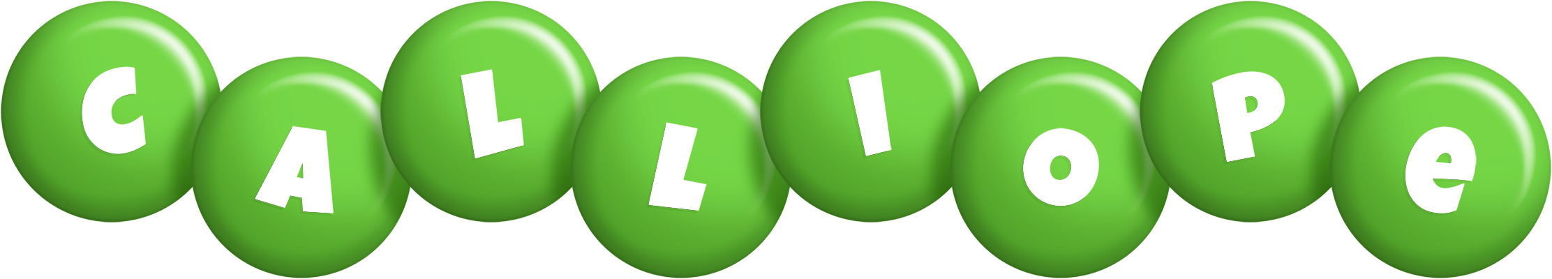 Calliope candy-green logo