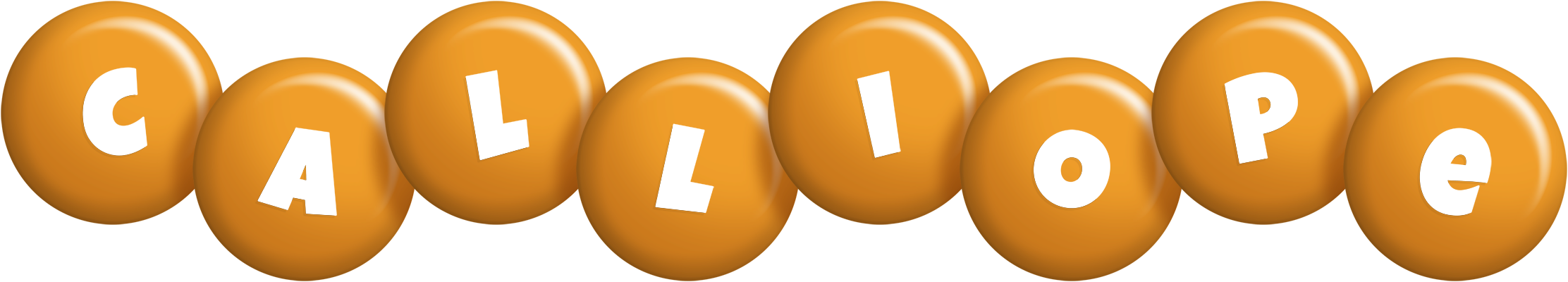 Calliope candy-orange logo
