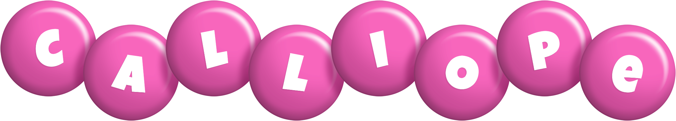 Calliope candy-pink logo