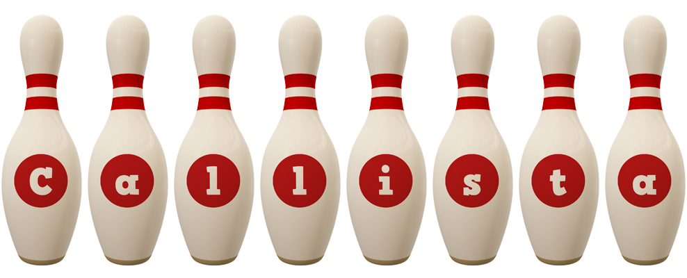 Callista bowling-pin logo