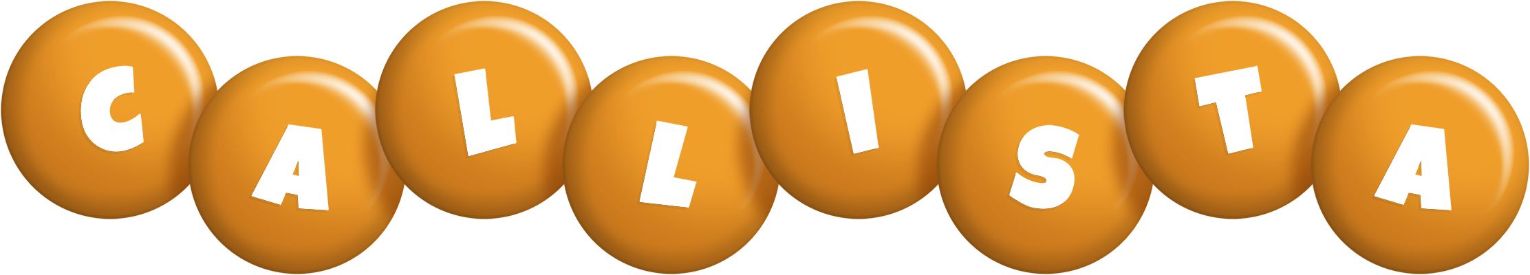 Callista candy-orange logo