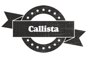 Callista grunge logo