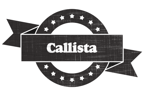 Callista grunge logo