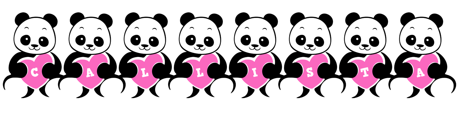 Callista love-panda logo