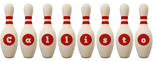 Callisto bowling-pin logo