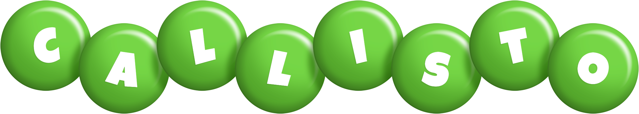 Callisto candy-green logo