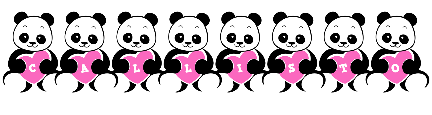 Callisto love-panda logo