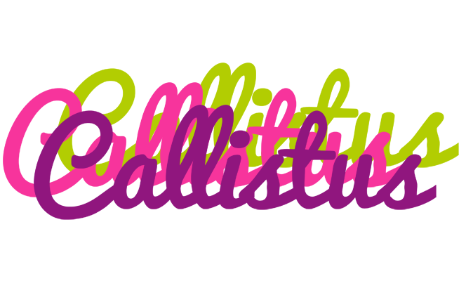 Callistus flowers logo
