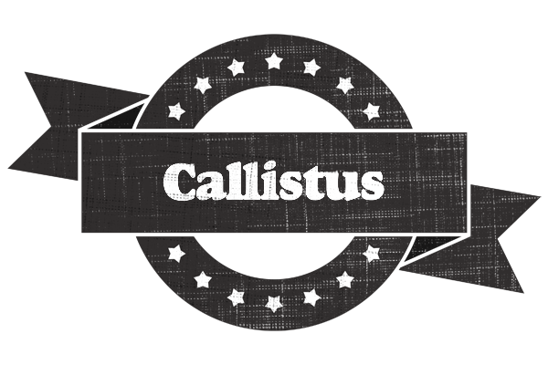 Callistus grunge logo