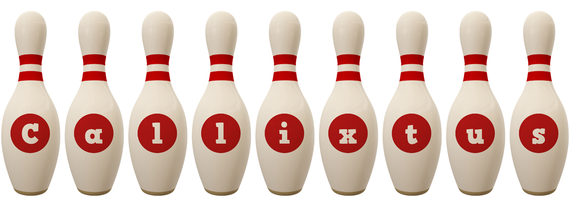 Callixtus bowling-pin logo