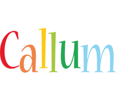 Callum birthday logo