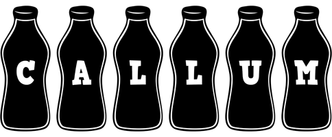 Callum bottle logo