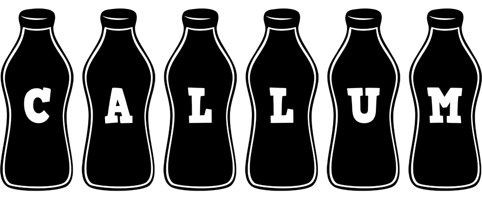Callum bottle logo
