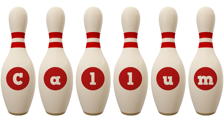 Callum bowling-pin logo