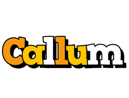 Callum cartoon logo