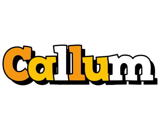 Callum cartoon logo