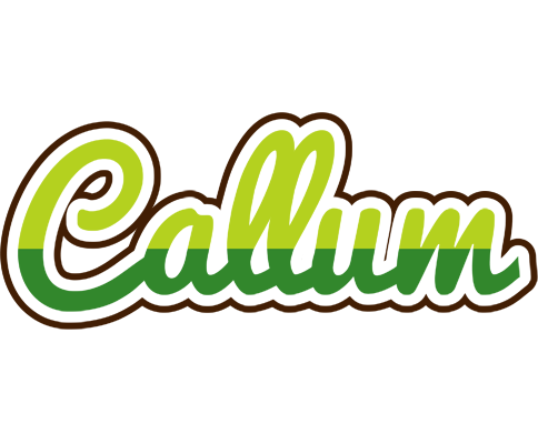 Callum golfing logo