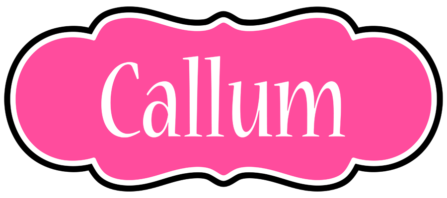 Callum invitation logo