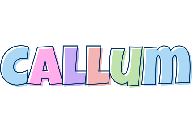 Callum pastel logo