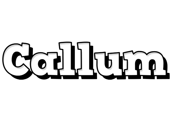 Callum snowing logo