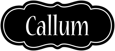 Callum welcome logo