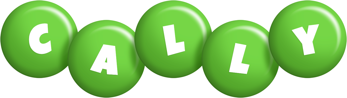 Cally candy-green logo