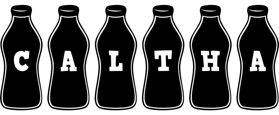 Caltha bottle logo