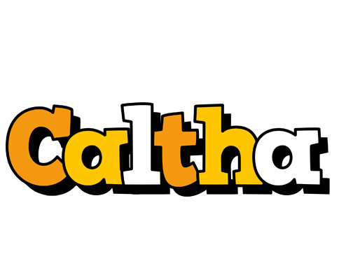 Caltha cartoon logo