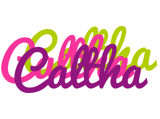 Caltha flowers logo